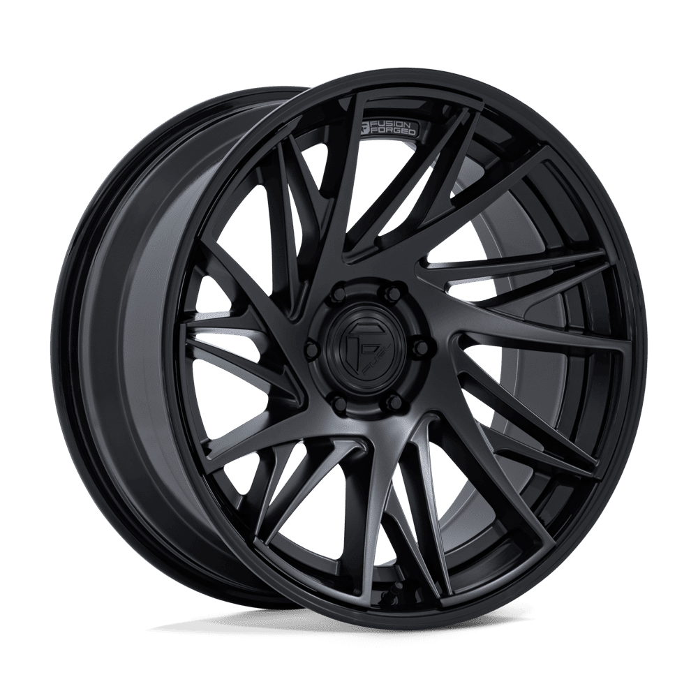 20x10 Fuel Off-Road FC405 Dynamo Matte Black W/Gloss Black Lip Hybrid Forged Wheel 6x5.5 Bolt Pattern -18mm Offset
