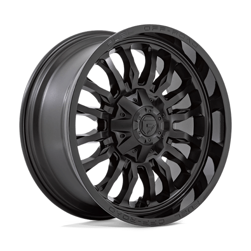 20x9 fuel off-road d796 arc matte black w gloss black lip wheel 6x5.5 bolt pattern 1mm offset