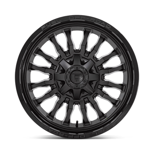 20x9 fuel off-road d796 arc matte black w gloss black lip wheel 6x5.5 bolt pattern 1mm offset