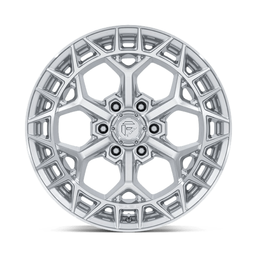 17x9 fuel off-road fc873 charger gloss silver w machined face wheel 6x5.5 bolt pattern 12mm offset