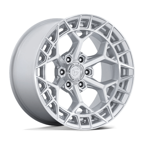 20x9 fuel off-road fc873 charger gloss silver w machined face wheel 6x5.5 bolt pattern 20mm offset