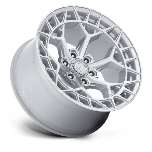 20x9 fuel off-road fc873 charger gloss silver w machined face wheel 6x5.5 bolt pattern 20mm offset