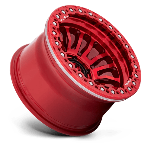 17x9 fuel off-road fc125 rincon candy red beadlock wheel 6x5.5 bolt pattern 38mm offset