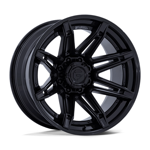 22x12 fuel off-road fc401 brawl matte black w gloss black lip wheel 6x5.5 bolt pattern 44mm offset