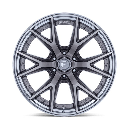 20x10 fuel off-road fc402 catalyst platinum w chrome lip wheel 6x5.5 bolt pattern 18mm offset