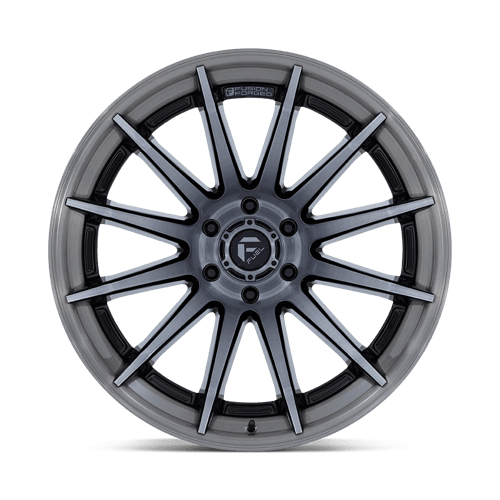 24x12 fuel off-road fc403 burn gloss black brushed dark tint wheel 6x5.5 bolt pattern 44mm offset