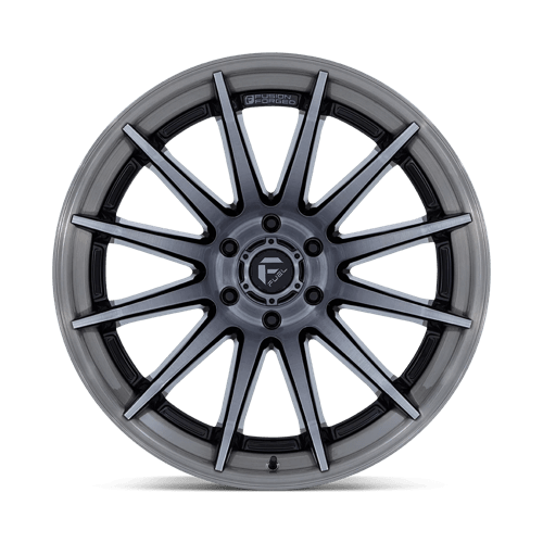 20x9 fuel off-road fc403 burn gloss black brushed dark tint wheel 6x5.5 bolt pattern 1mm offset