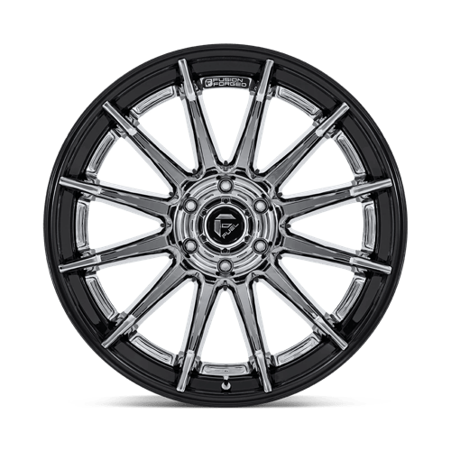 22x10 fuel off-road fc403 burn chrome w gloss black lip wheel 6x5.5 bolt pattern 18mm offset