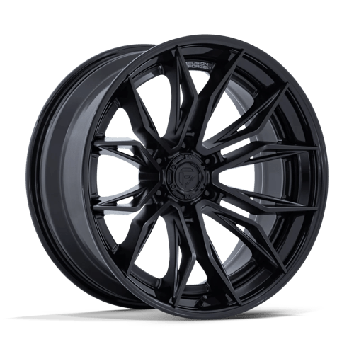 20x9 fuel off-road fc404 mutiny matte black w gloss black lip wheel 6x5.5 bolt pattern 1mm offset