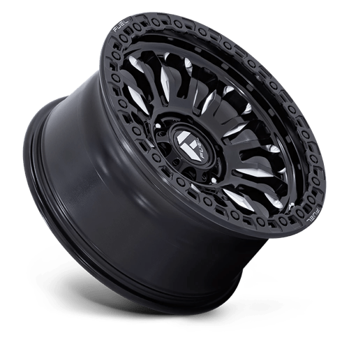 18x9 fuel off-road fc857 rincon gloss black milled wheel 6x5.5 bolt pattern 12mm offset
