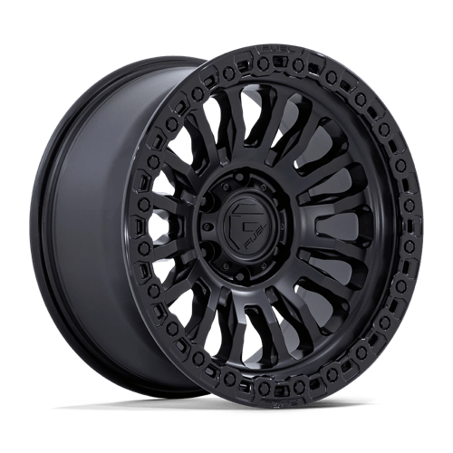17x9 fuel off-road fc857 rincon matte black w gloss black lip wheel 6x5.5 bolt pattern 1mm offset