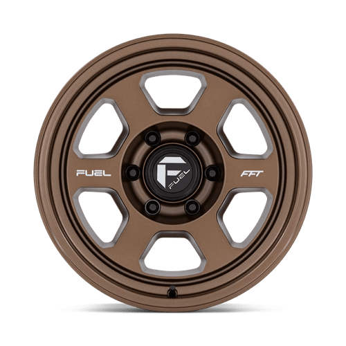 17x8 5 fuel off-road fc860 hype matte bronze wheel 6x5.5 bolt pattern 10mm offset