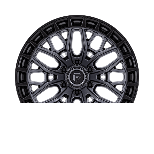 17x9 fuel off-road fc869 sigma matte gunmetal w m blk lip wheel 6x5.5 bolt pattern 12mm offset