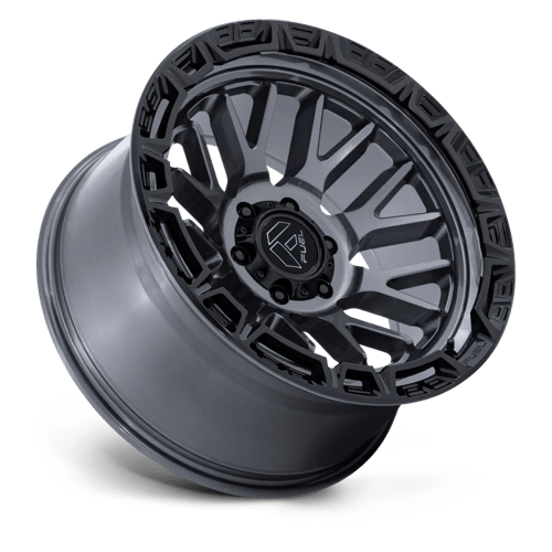 17x9 fuel off-road fc890 rail gloss gunmetal w g blk lip wheel 6x5.5 bolt pattern 1mm offset