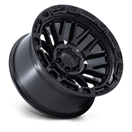20x10 fuel off-road fc890 rail matte black w gloss black lip wheel 6x5.5 bolt pattern 18mm offset