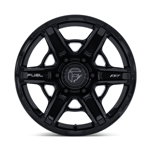 17x8 5 fuel off-road fc892 gambit gloss black wheel 6x5.5 bolt pattern 0mm offset