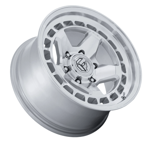 17x8 5 fuel off-road fc894 core hyper silver w machined face wheel 6x5.5 bolt pattern 0mm offset