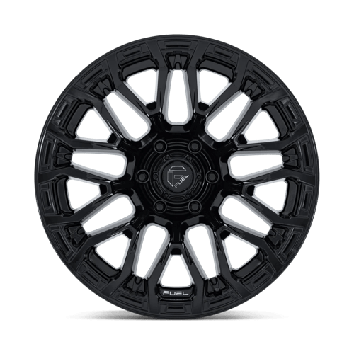 20x9 fuel off-road fc899 chisel gloss black wheel 6x5.5 bolt pattern 1mm offset
