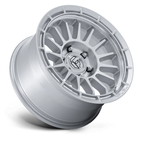 17x8 5 fuel off-road fc905 ascend gloss silver w machined face wheel 6x5.5 bolt pattern 25mm offset