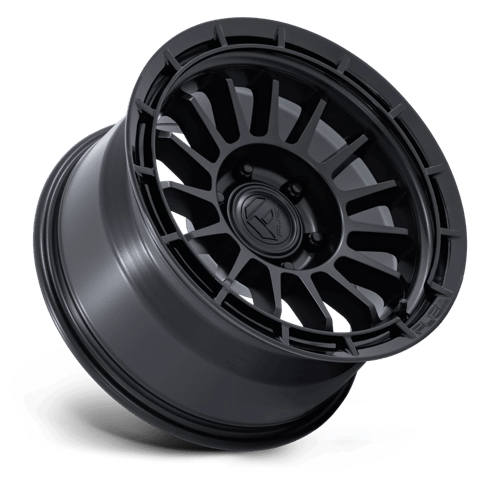 17x9 fuel off-road fc905 ascend matte black w gloss black lip wheel 6x5.5 bolt pattern 12mm offset
