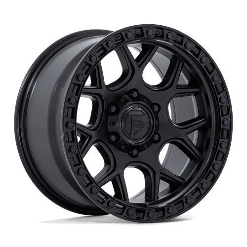 17x9 fuel off-road fc908 puma matte black w gloss black lip wheel 6x5.5 bolt pattern 12mm offset