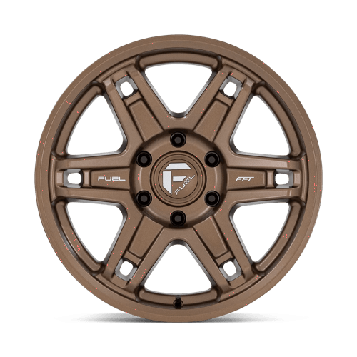 17x9 fuel off-road d837 slayer matte bronze wheel 6x5.5 bolt pattern 38mm offset
