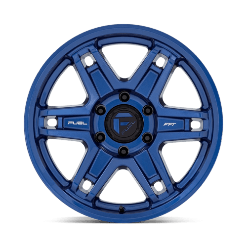 17x9 fuel off-road d839 slayer dark blue wheel 6x5.5 bolt pattern 38mm offset