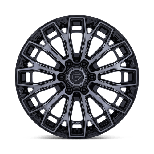 17x9 fuel off-road fc882 trax gloss black machined face dtcc wheel 6x5.5 bolt pattern 12mm offset