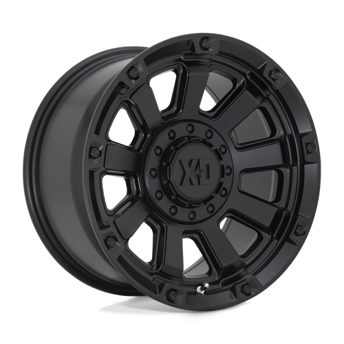 17x9 xd wheels xd852 gauntlet satin black wheel 6x5.5 bolt pattern 0mm offset