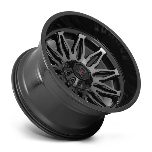22x12 xd wheels xd859 gunner gloss black mach w gray tint wheel 6x5.5 bolt pattern 44mm offset