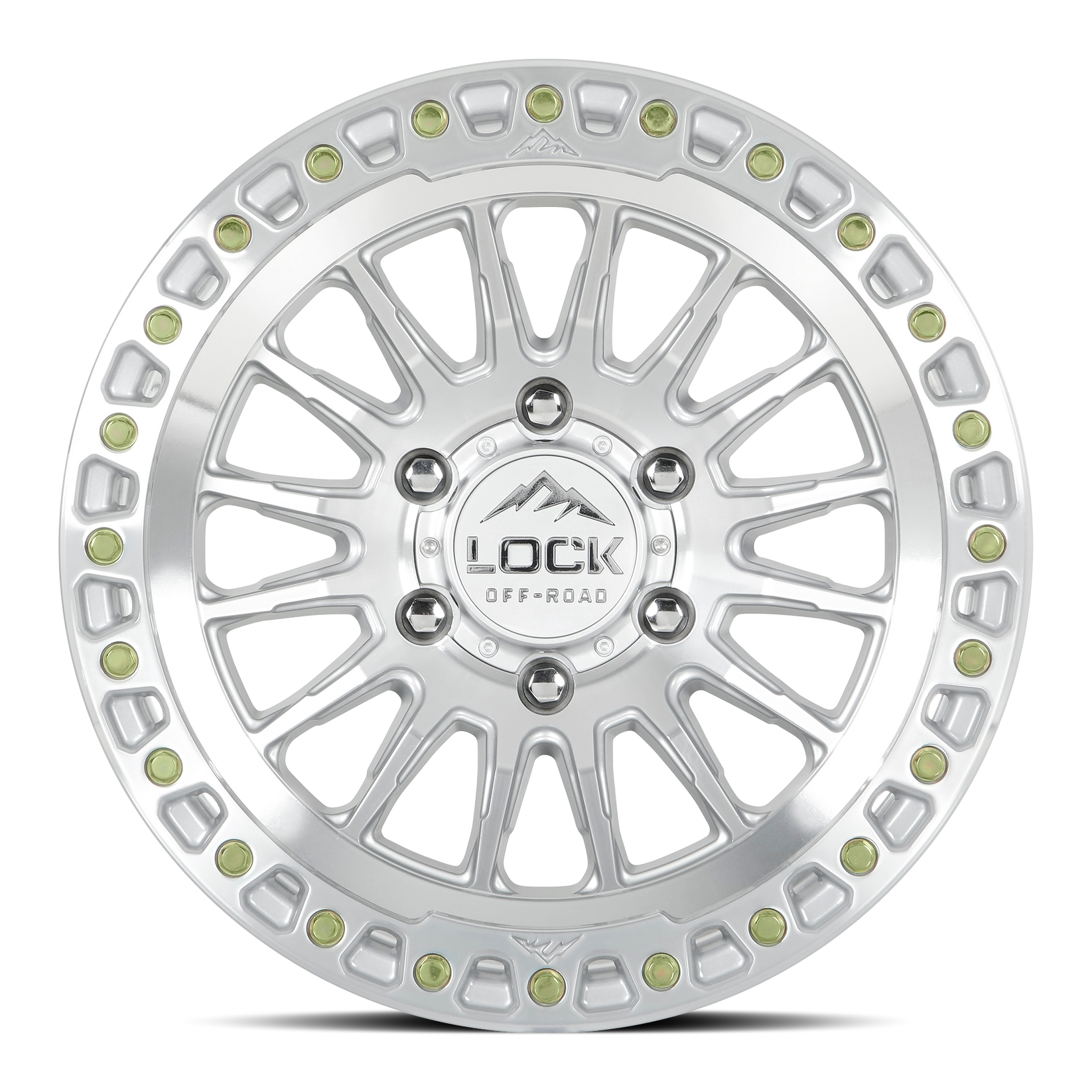 17x9 lock off-road grit machined clear coat wheel 6x5.5 bolt pattern 12mm offset