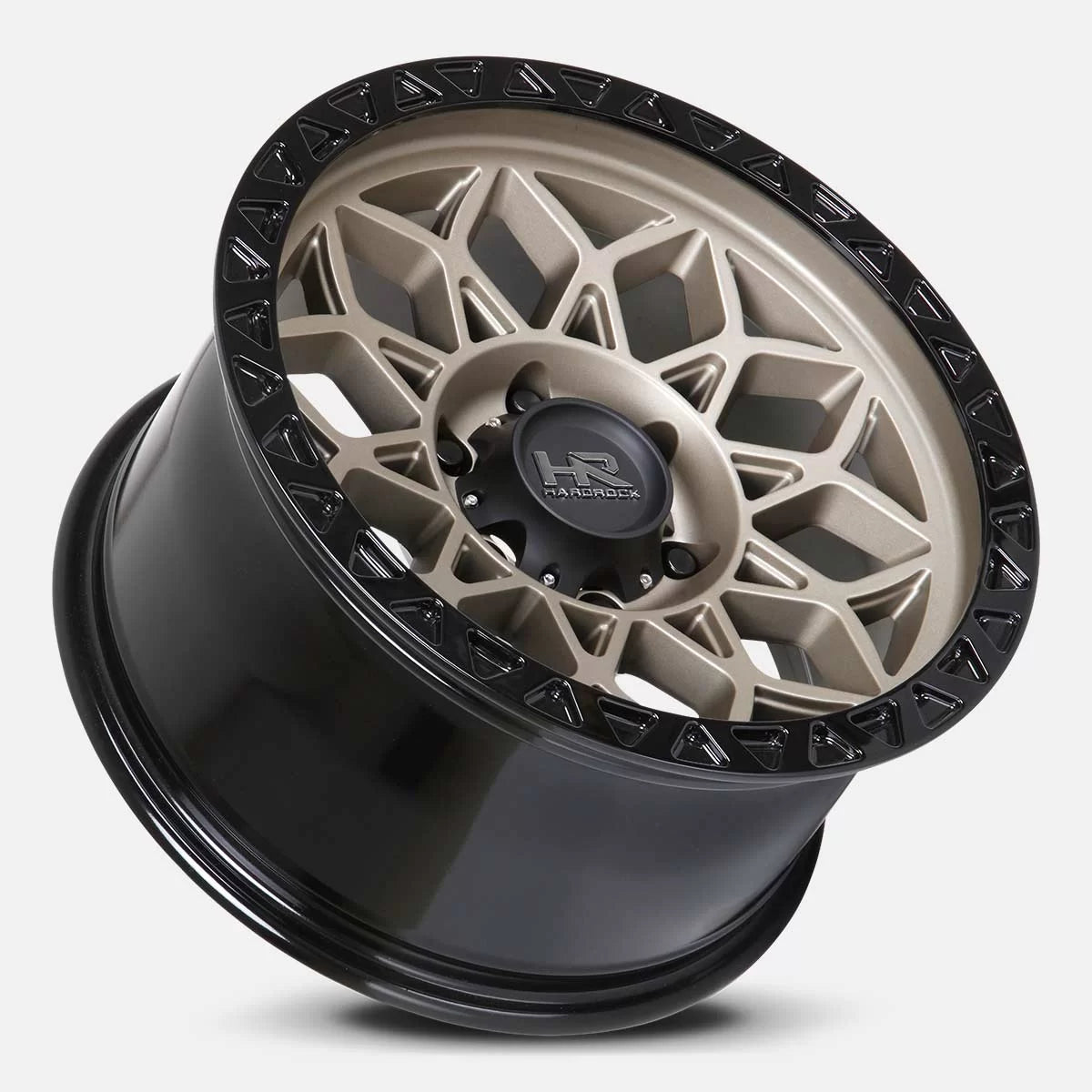 17x9 Hardrock Offroad H108 H108 Matte Bronze Wheel 6x5.5 Bolt Pattern 1mm Offset