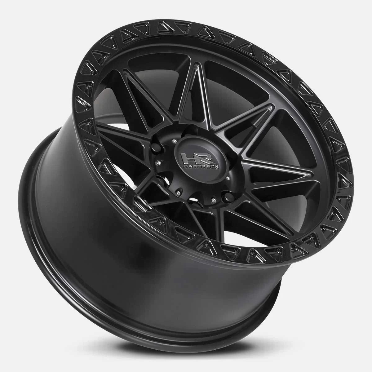 17x9 Hardrock Offroad H109 H109 Matte Black Wheel 6x5.5 Bolt Pattern 1mm Offset
