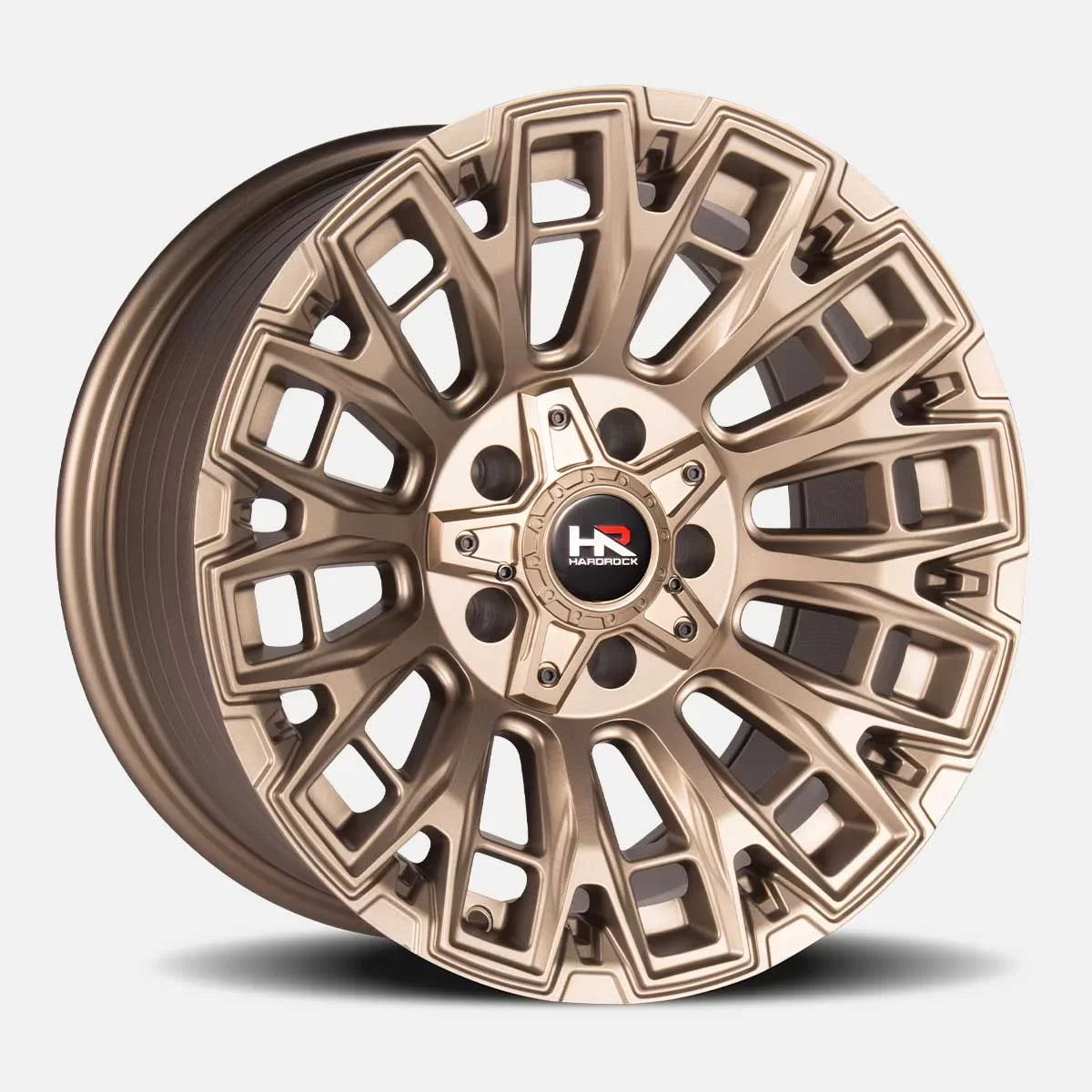 17x9 Hardrock Offroad H110 H110 Satin Bronze Wheel 6x5.5 Bolt Pattern -12mm Offset