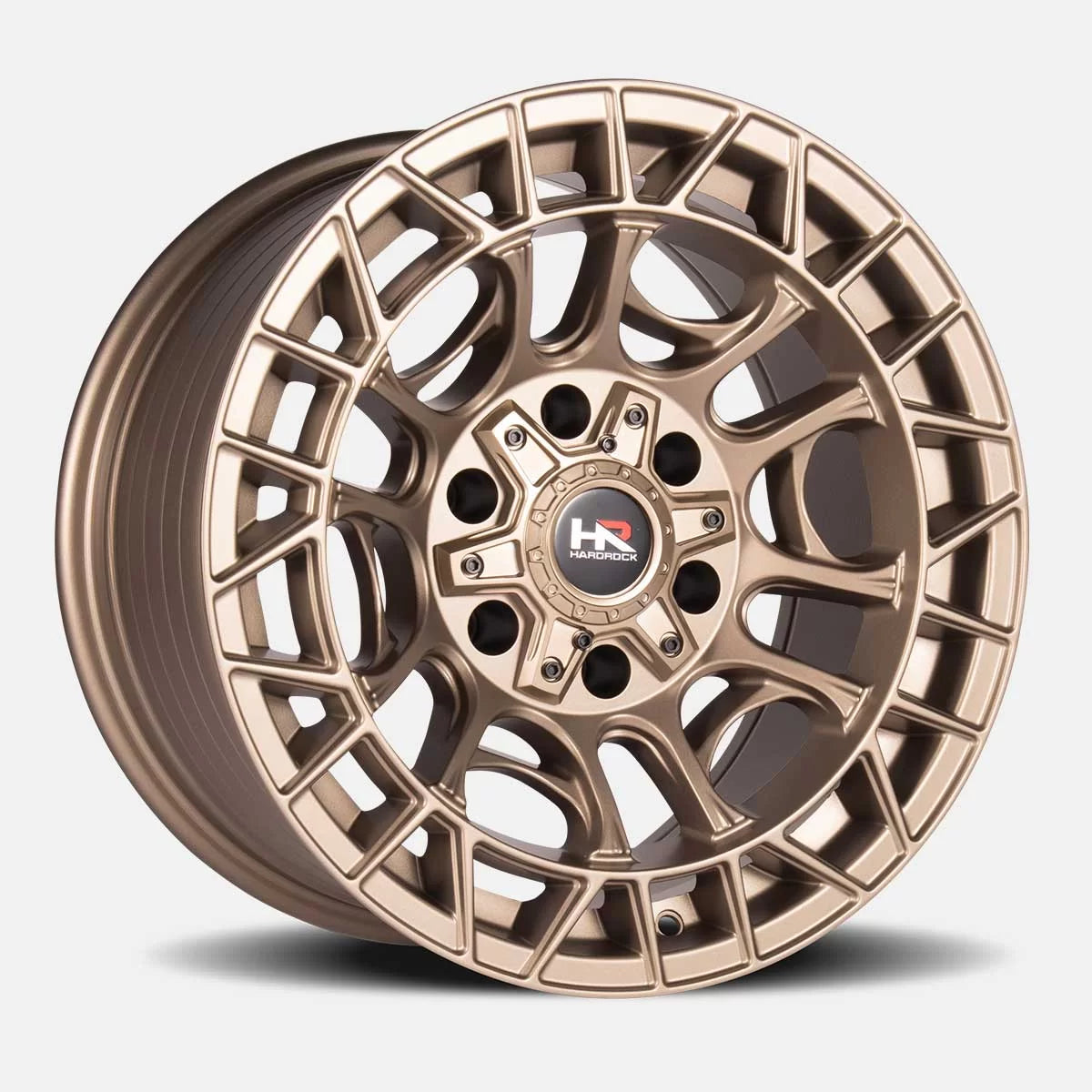 20x10 Hardrock Offroad H111 H111 Satin Bronze Wheel 6x5.5 Bolt Pattern -19mm Offset