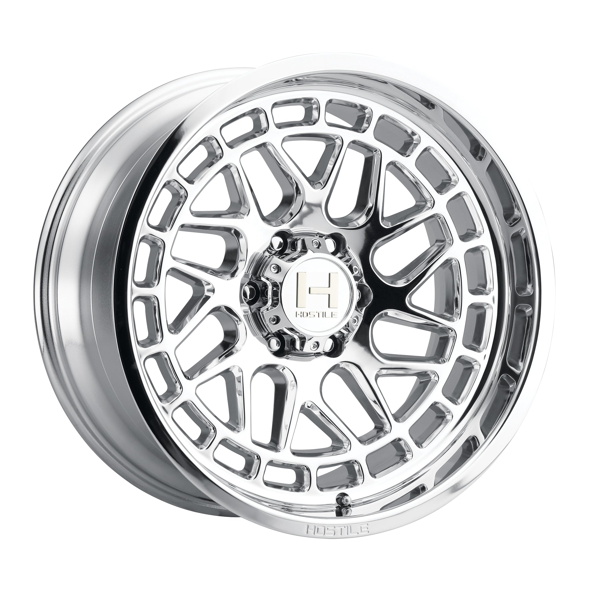20x12 Hostile Reaper H122 Chrome Wheel 6x5.5 Bolt Pattern -44mm Offset