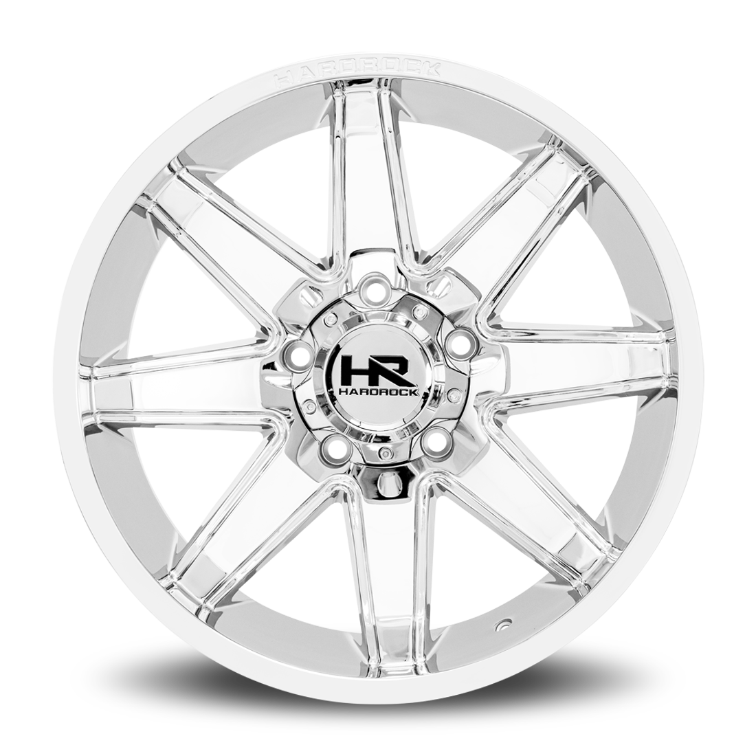 20x10 Hardrock Offroad H502 Painkiller XPosed Chrome Wheel 6x5.5 Bolt Pattern -19mm Offset