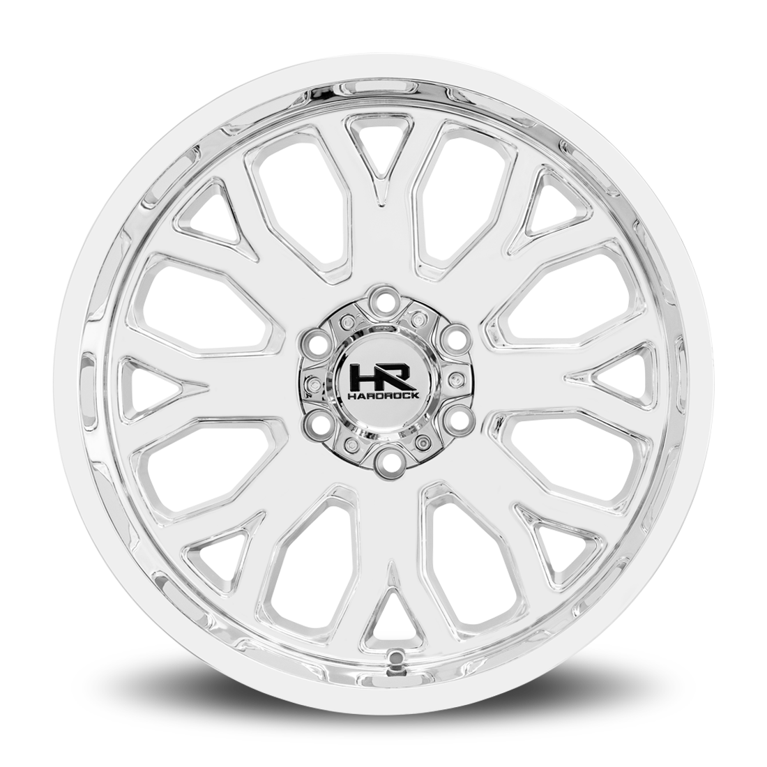 20x10 Hardrock Offroad H504 Slammer XPosed Chrome Wheel 6x5.5 Bolt Pattern -19mm Offset
