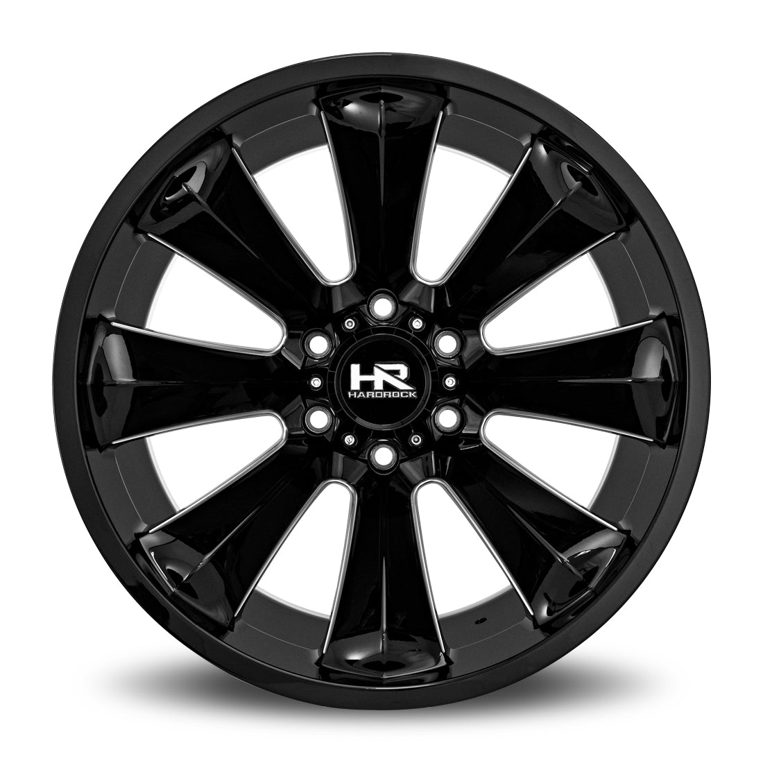 20x12 Hardrock Offroad H506 Xplosive Xposed Gloss Black Wheel 6x5.5 Bolt Pattern -44mm Offset