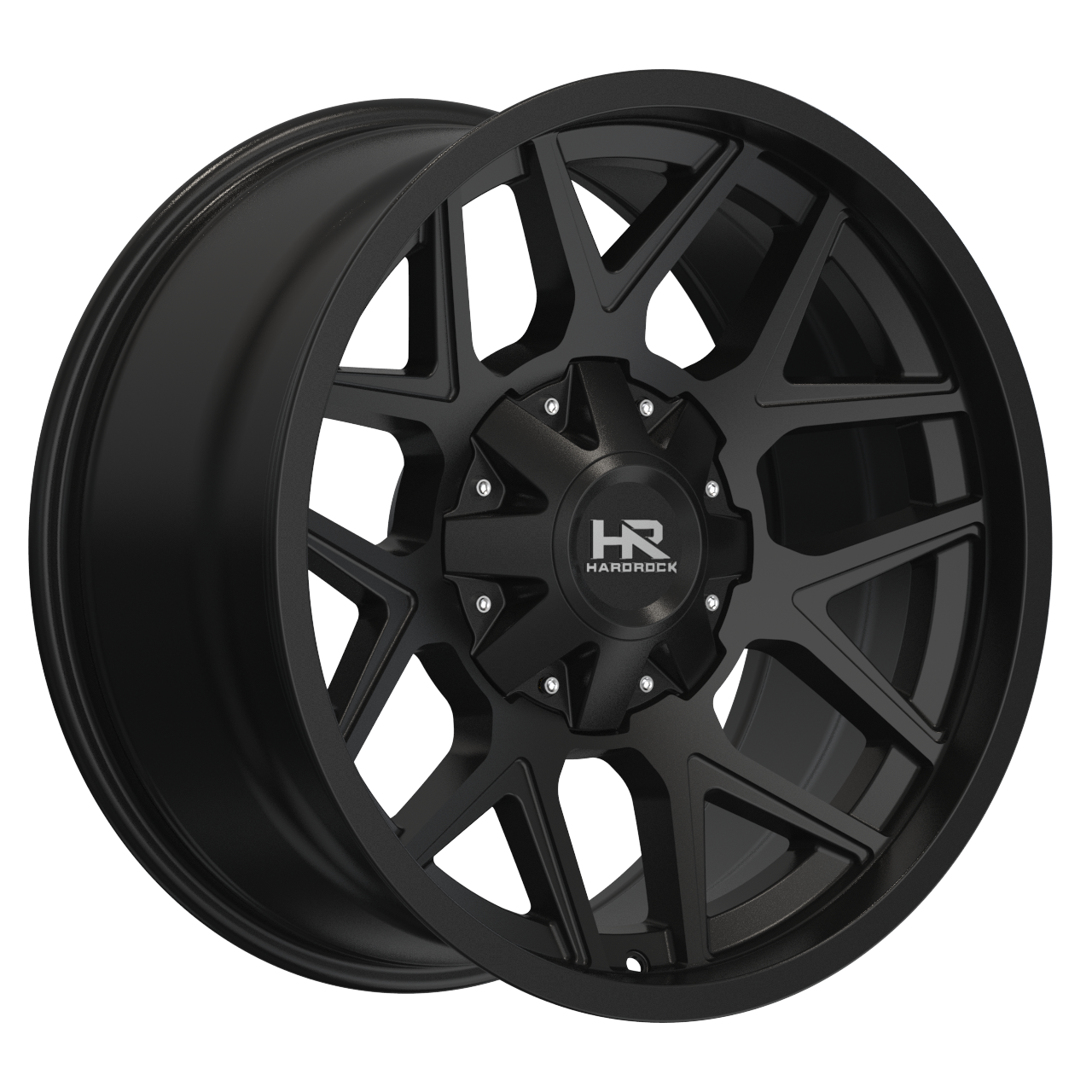 20x9 Hardrock Offroad H716 Rugged Gloss Black Wheel 6x5.5 Bolt Pattern 20mm Offset