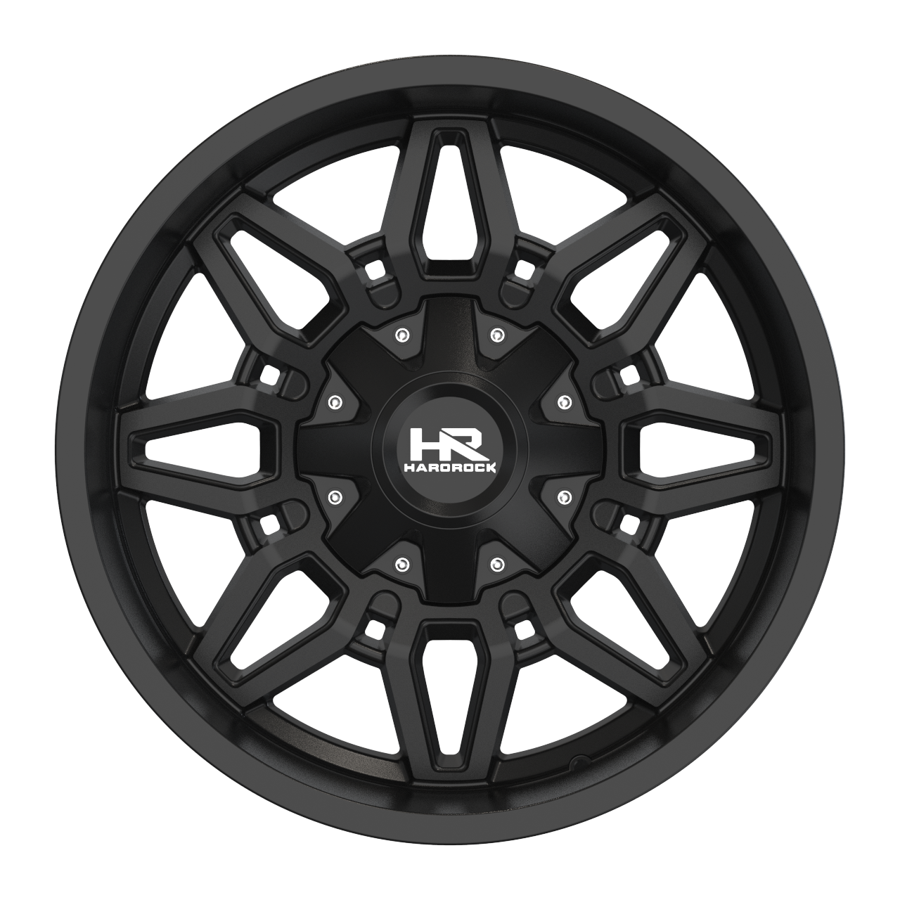 20x9 Hardrock Offroad H718 Striker Gloss Black Wheel 6x5.5 Bolt Pattern 20mm Offset