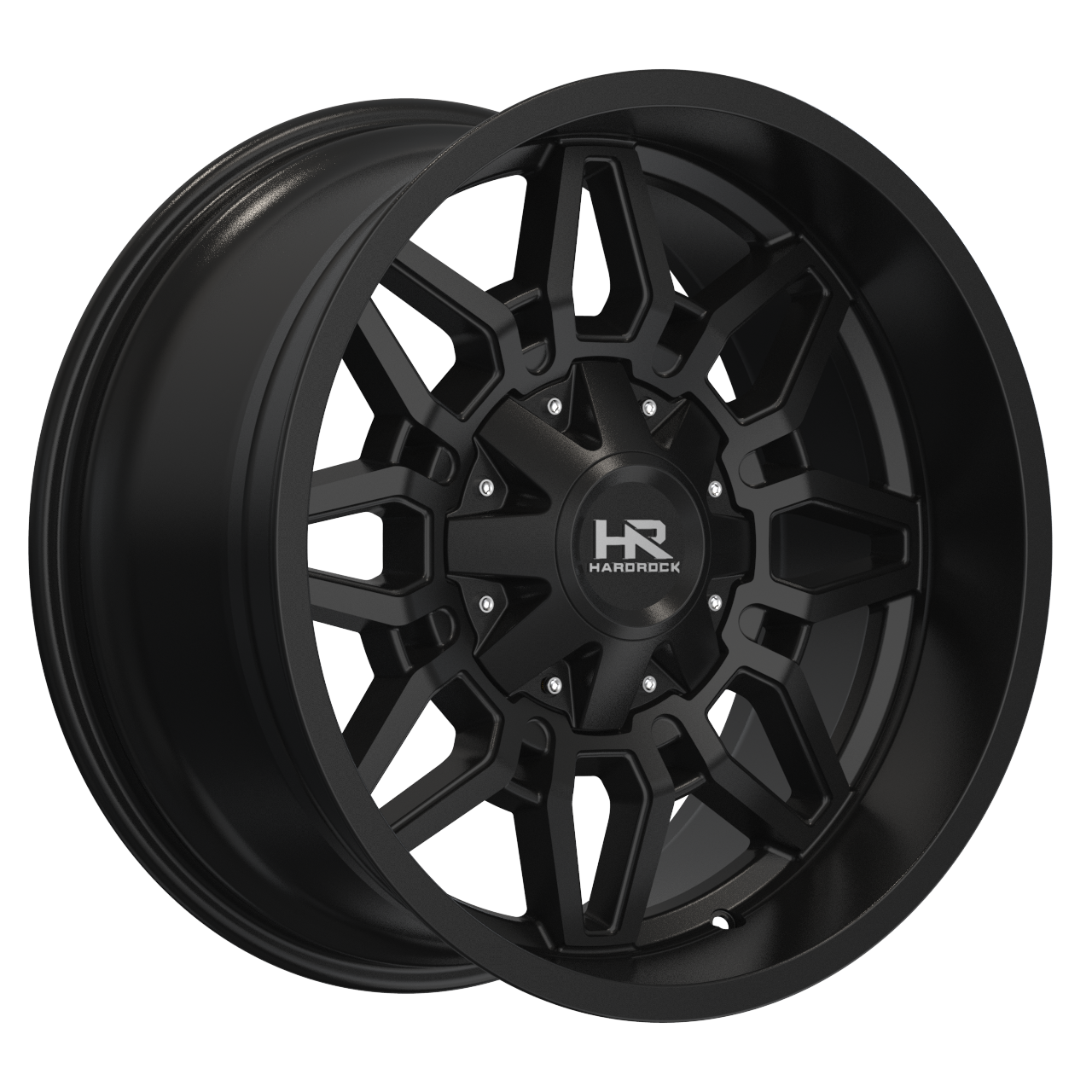 22x10 Hardrock Offroad H718 Striker Gloss Black Wheel 6x5.5 Bolt Pattern -25mm Offset