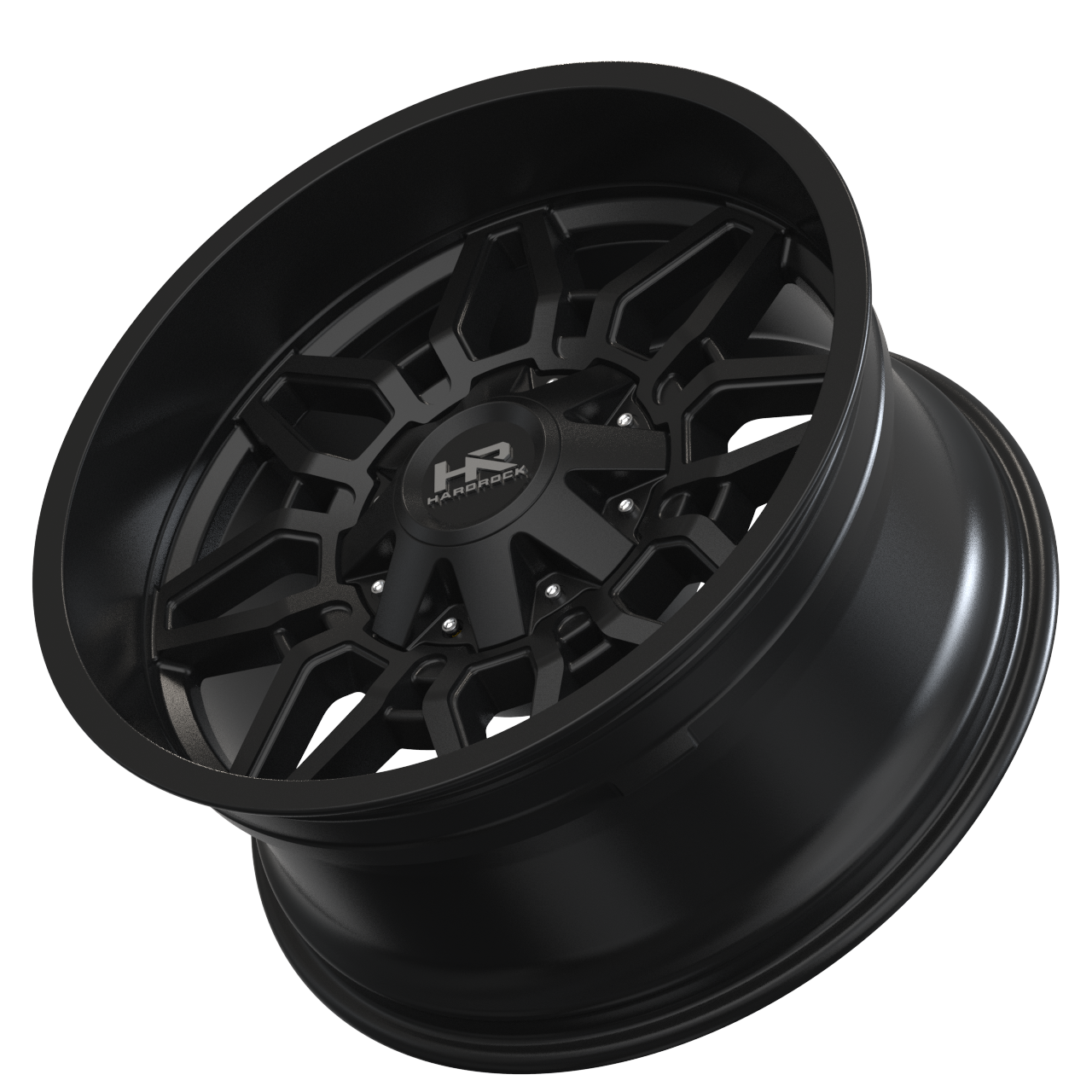 22x10 Hardrock Offroad H718 Striker Gloss Black Wheel 6x5.5 Bolt Pattern -25mm Offset