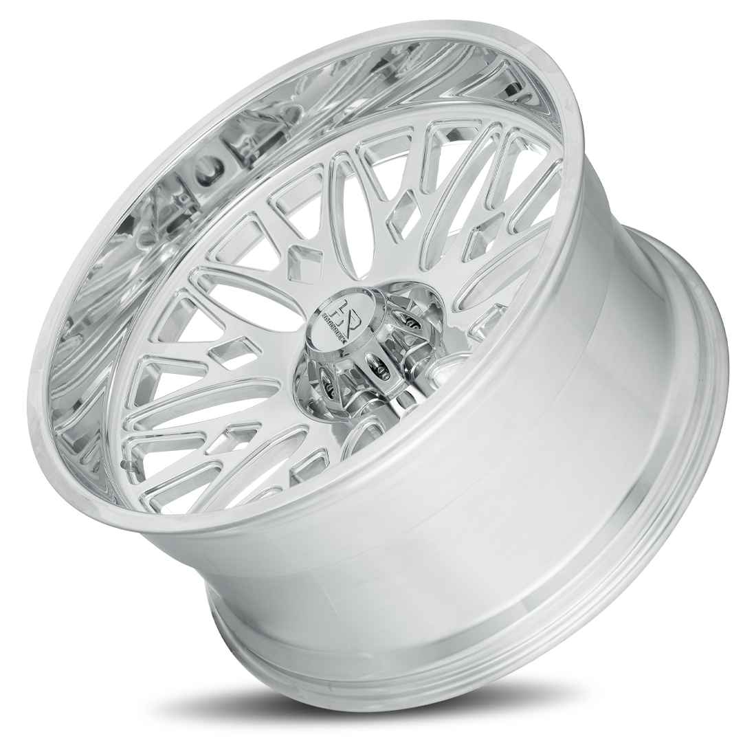 24x12 Hardrock Offroad H907 H907 Polished Wheel 6x5.5 Bolt Pattern -51mm Offset