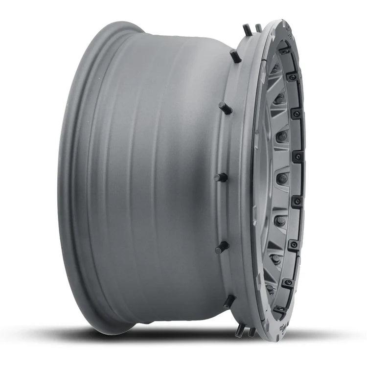17x8.5 Icon Alloys Hammer Pro Charcoal Wheel 6x5.5 Bolt Pattern 0mm Offset