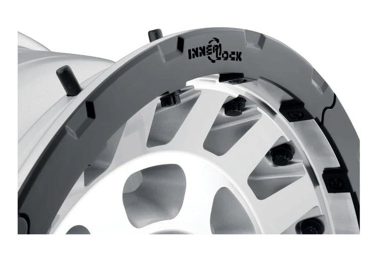 17x8.5 Icon Alloys Hammer Pro Silver Machined Wheel 6x5.5 Bolt Pattern 0mm Offset