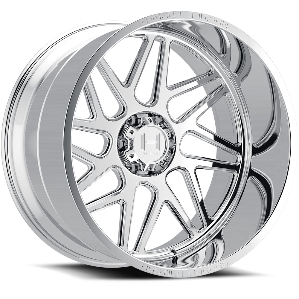 20x12 hostile wheels hf108 sprocket full polish wheel 6x5.5 bolt pattern 44mm offset