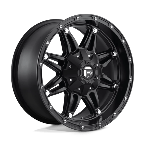 18x9 fuel off-road d531 hostage matte black wheel 6x5.5 bolt pattern 20mm offset