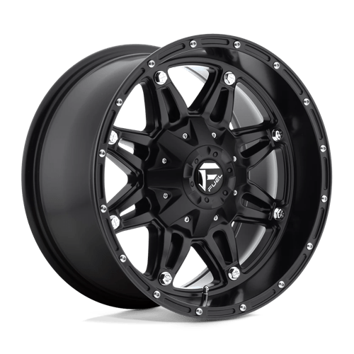17x9 fuel off-road d531 hostage matte black wheel 6x5.5 bolt pattern 12mm offset