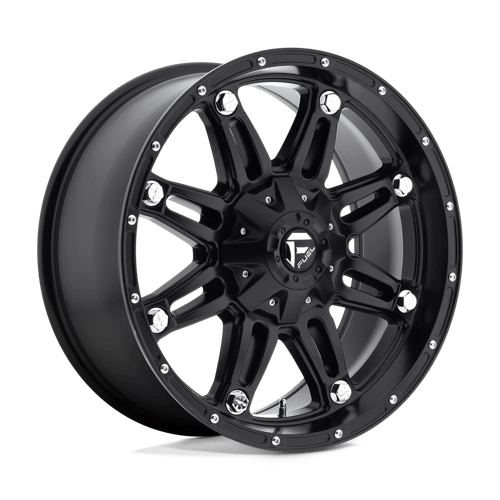 20x9 fuel off-road d531 hostage matte black wheel 6x5.5 bolt pattern 1mm offset